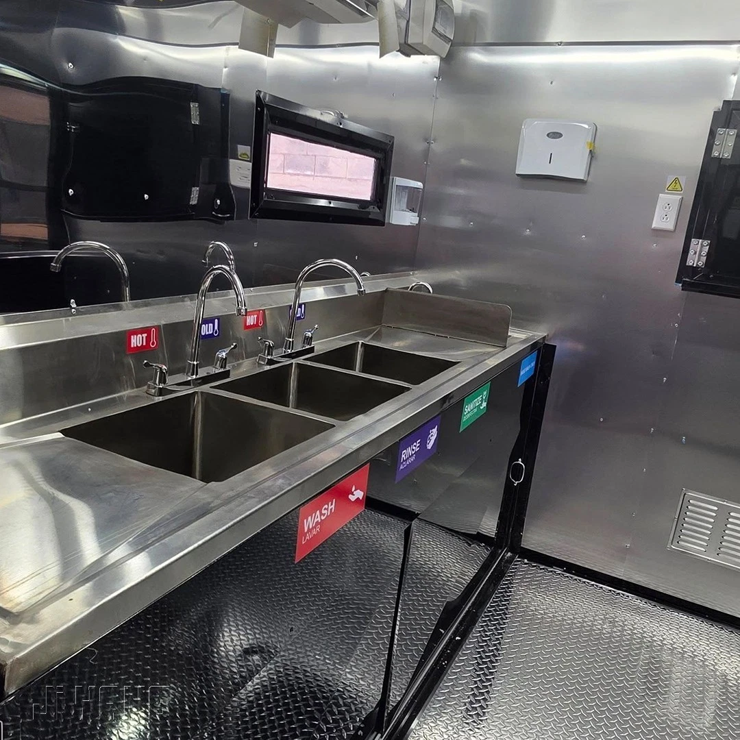 NSF 3-Compartment Sink | Wash/Rinse/Sanitize | Health Department Approved