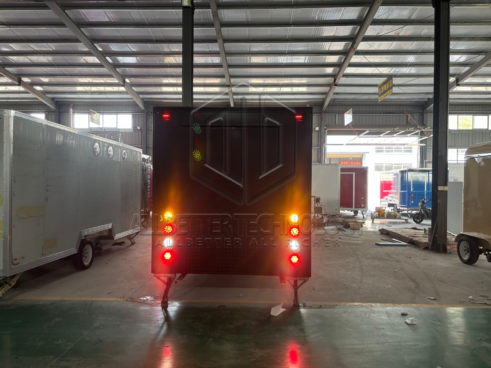 Food Truck | Rear View | DOT Compliant Lighting System